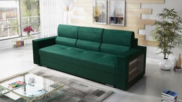 Kanapa Aleks - butelkowa zieleń