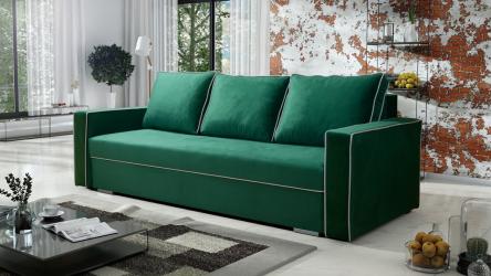 Kanapa Lili - butelkowa zieleń