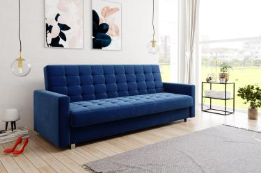 Kanapa Hugo - niebieska